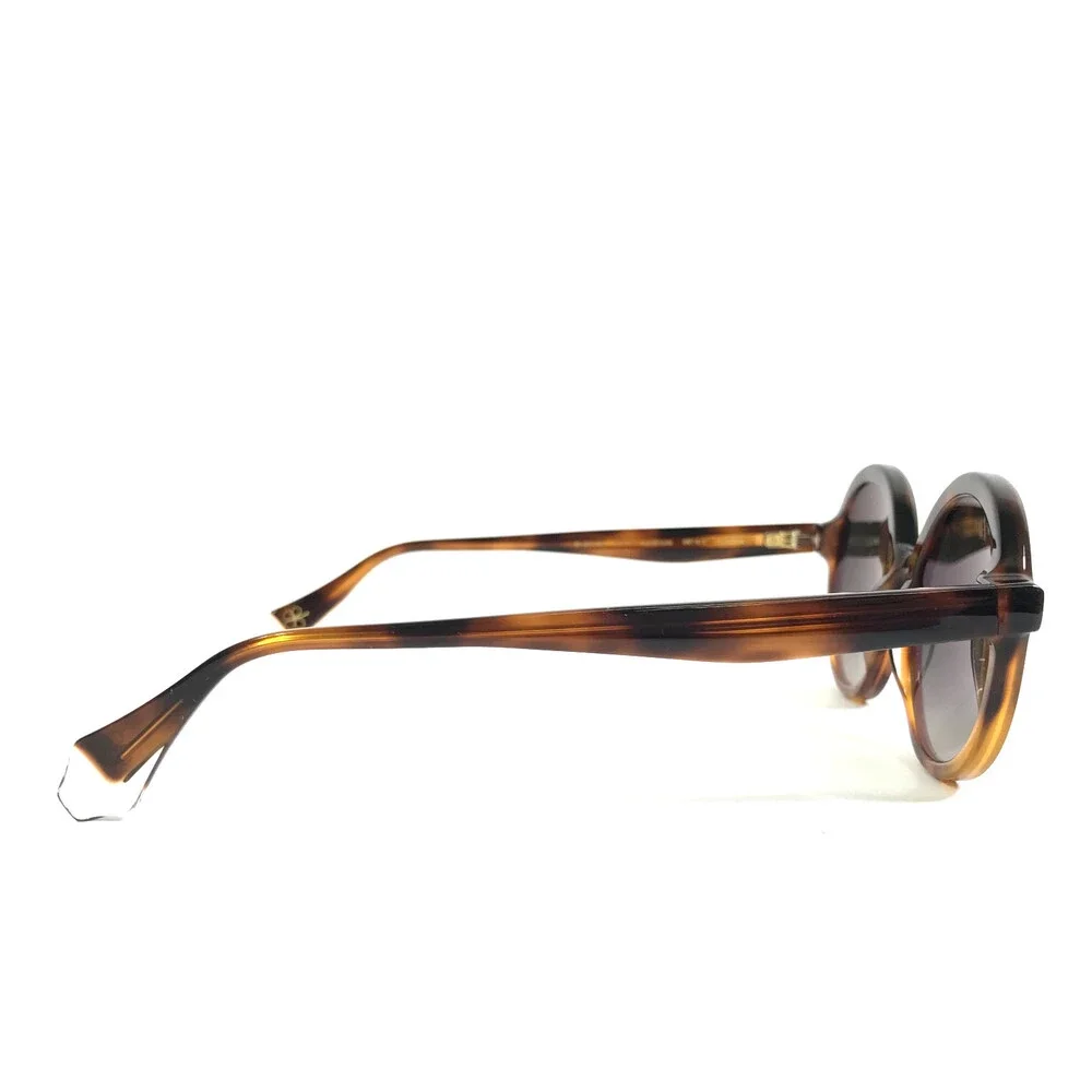 Gigi Studios Sunglasses ISIDORA 6974/2 Tortoise Frames w/ Gradient Green Lenses